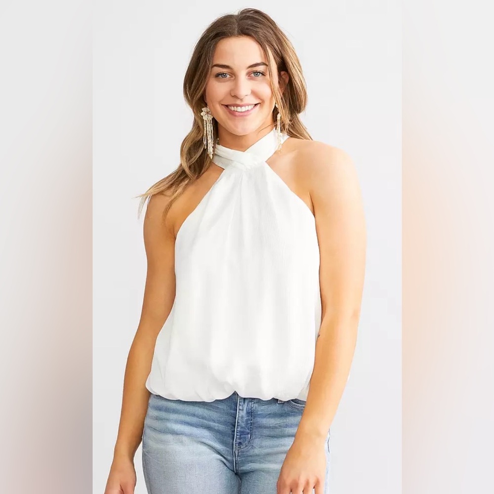 Daytrip Floral Bubble Tank Top